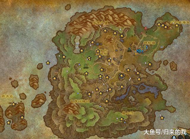 魔兽世界8.2版本:采矿专业8张地图矿点全分享,快去挖矿吧