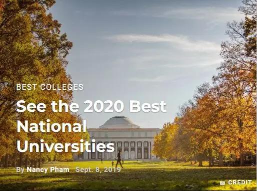 美国top100大学排名2020_2020年上海交大世界大学学术排名TOP10