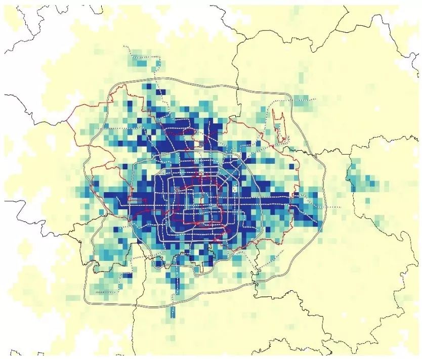 北京人口热力图_北京通州人口热力图(3)