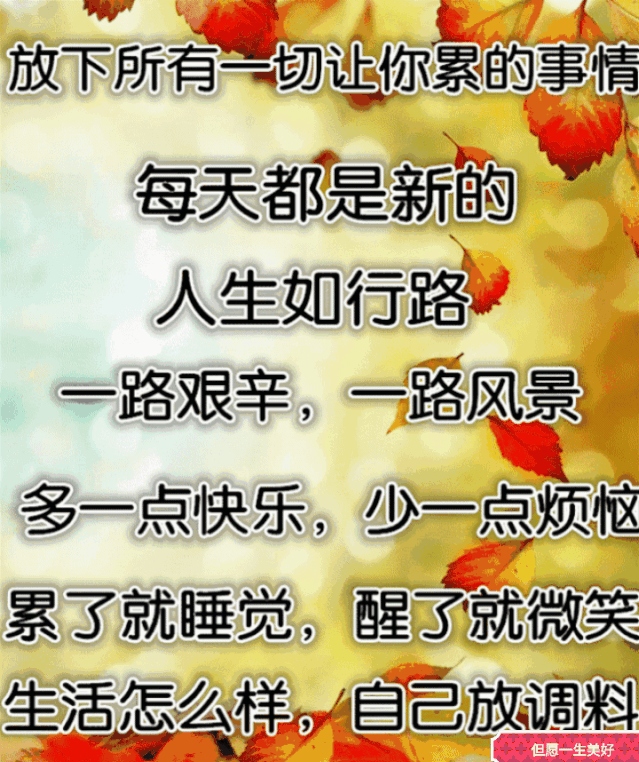 睡前,读一读这段话,看完就睡吧,晚安