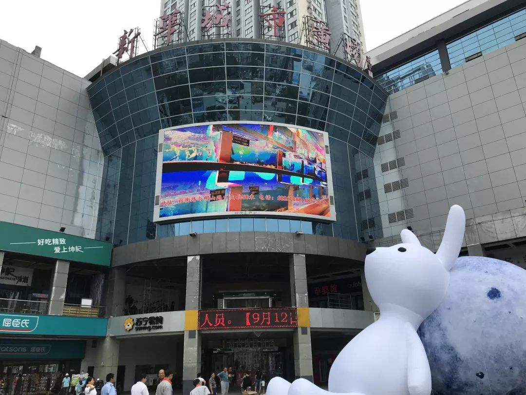 通缉一只偷了月亮的大兔子现已潜逃至南阳新华城市广场如有发现请踊跃
