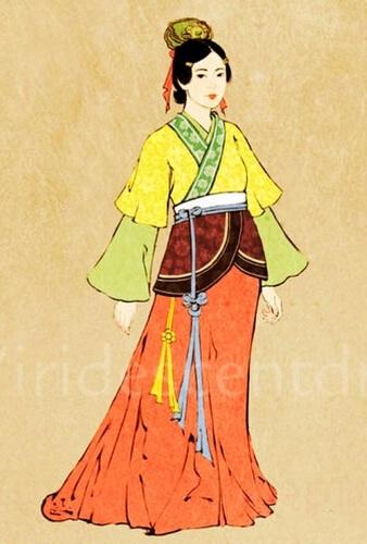 组图:中国历史上各朝各代的华美服装