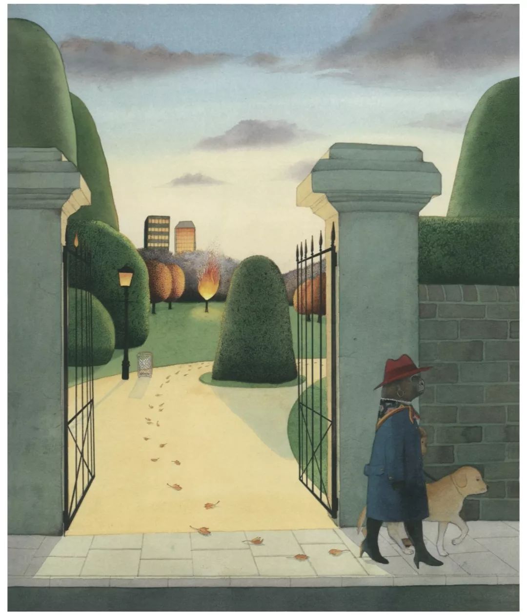 《来住的客人》▲1976《穿越墨镜》▲部分展品1951▲anthony browne