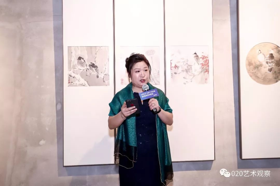 新加坡近意美术馆馆长张艳冰致辞欧美群展艺术家brittanaebischer致辞