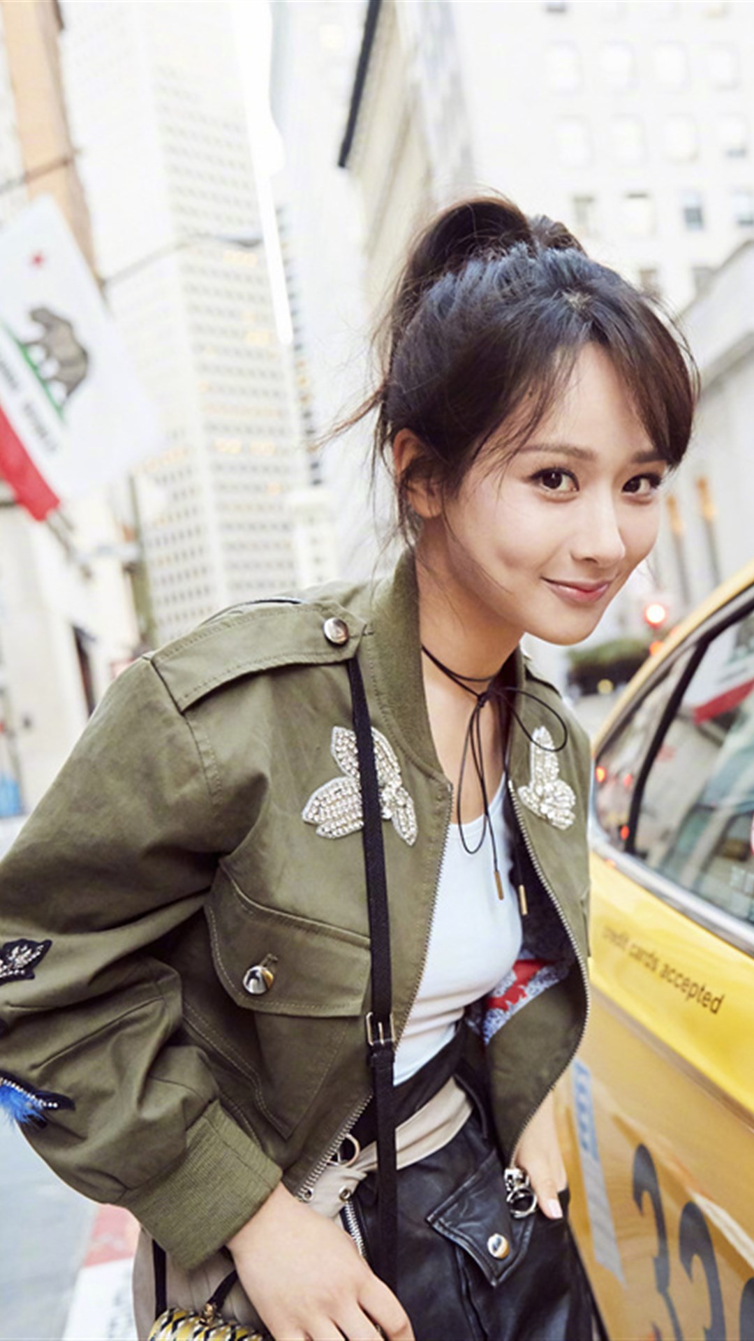 杨紫街拍大片