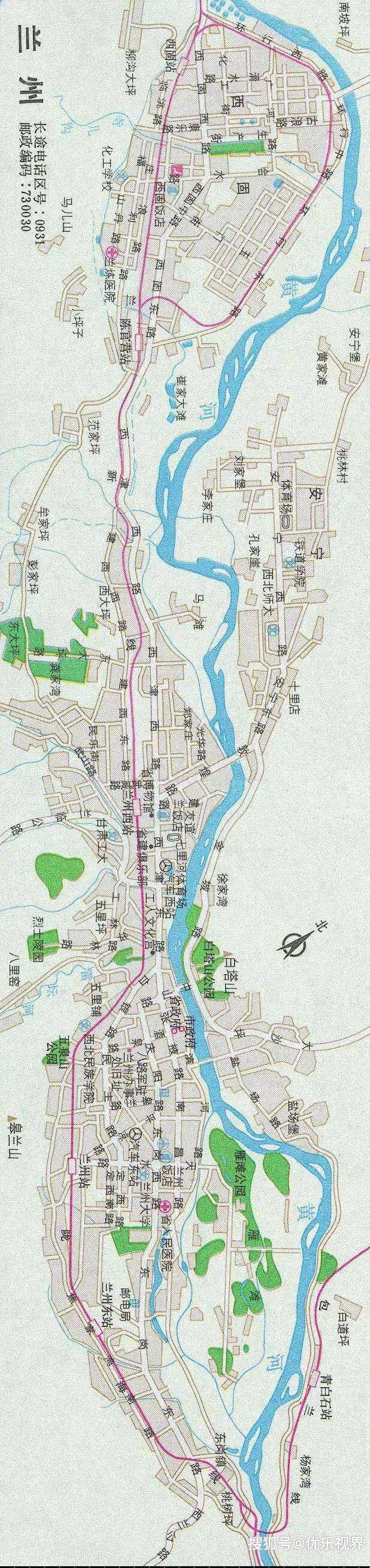 原来兰州500年的变迁秘密都藏在这19张地图里了