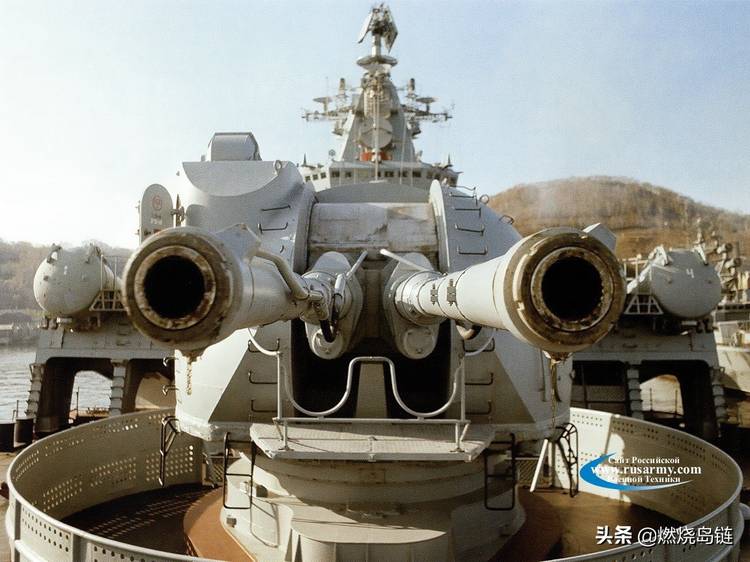 红色真理苏联俄罗斯ak130型双130毫米舰炮