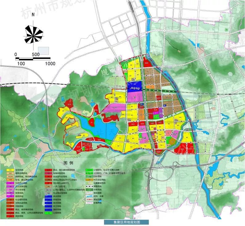 规划萧山区戴村镇全域控制性详细规划草案公示建设国际花园宜居城都市