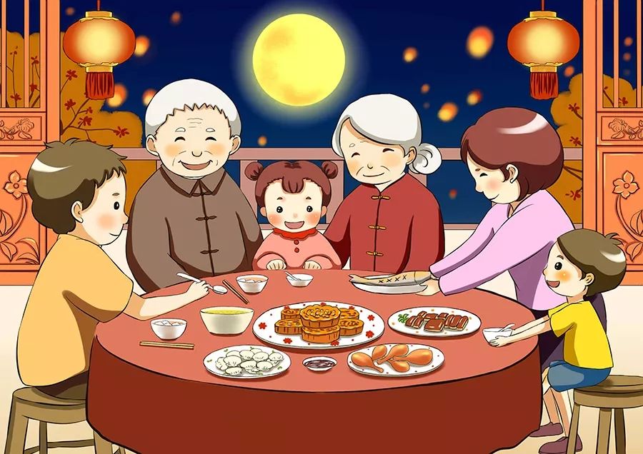 每每中秋佳节,与亲朋相聚, 吃一顿团圆饭,看一场电影是最温馨幸福的