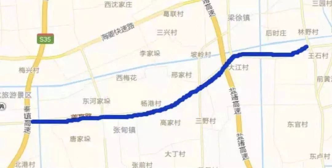 速看泰州这条路即将改扩建时速80公里