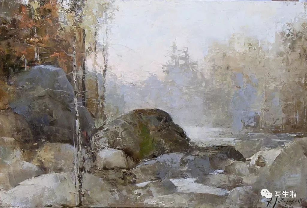 俄罗斯当代油画家亚历山大·扎瓦林作品