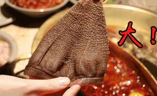 就能吃  口感是极其嫩滑肥瘦完全刚刚好  毛肚在火锅界的地位不必说