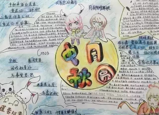 可打印！中秋节【好词/好句/好段+手抄报】，都齐了，快帮孩子收藏！