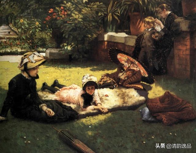 欧洲艺术家绘画作品欣赏——法国艺术家james tissot