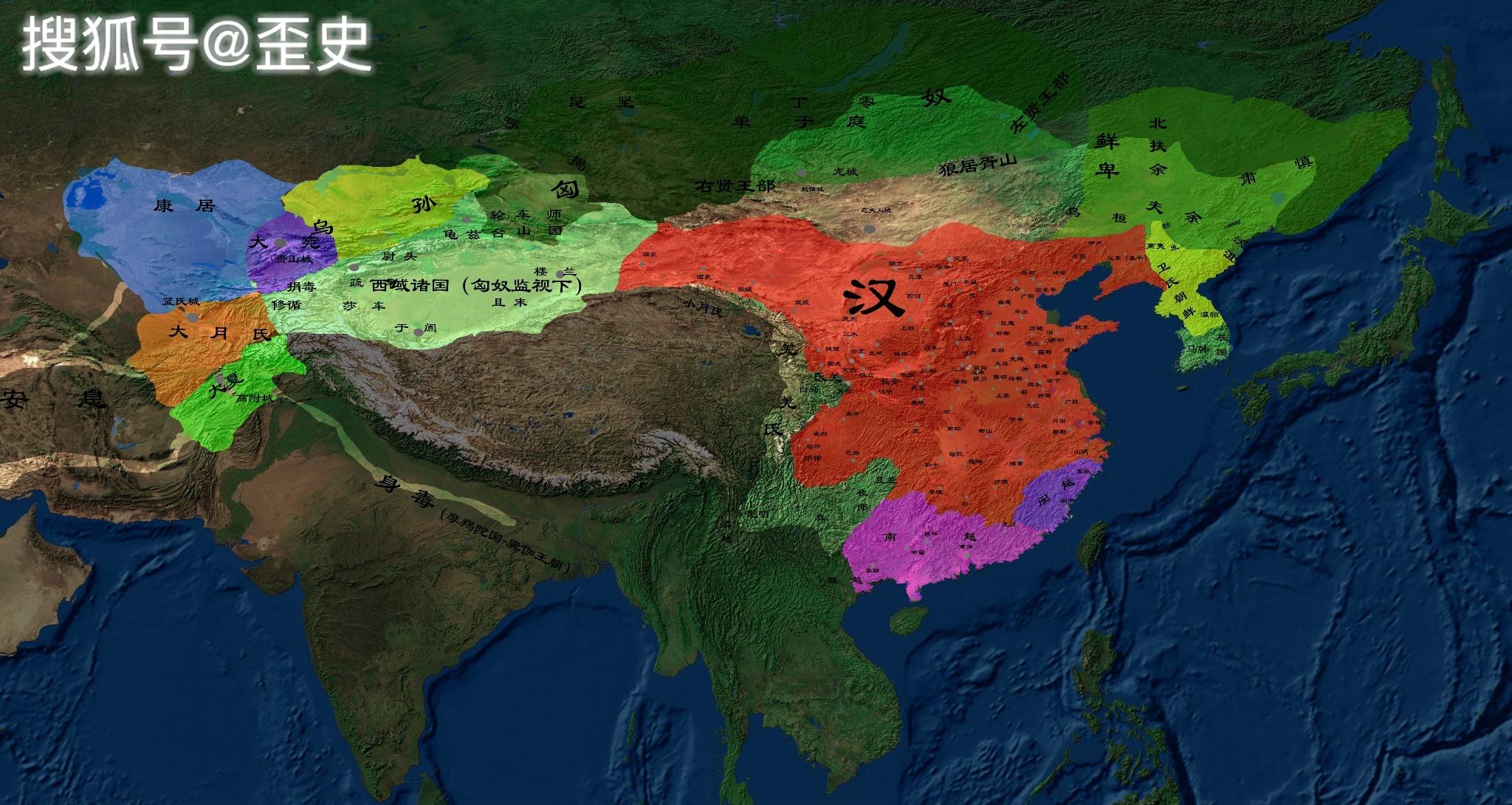 汉朝国人口_汉朝人口密度分布地图