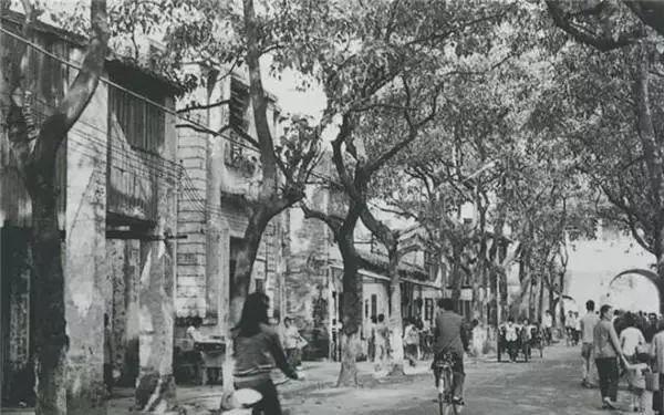 老照片 1980年代的广东东莞市 今天的广东第四城 正路