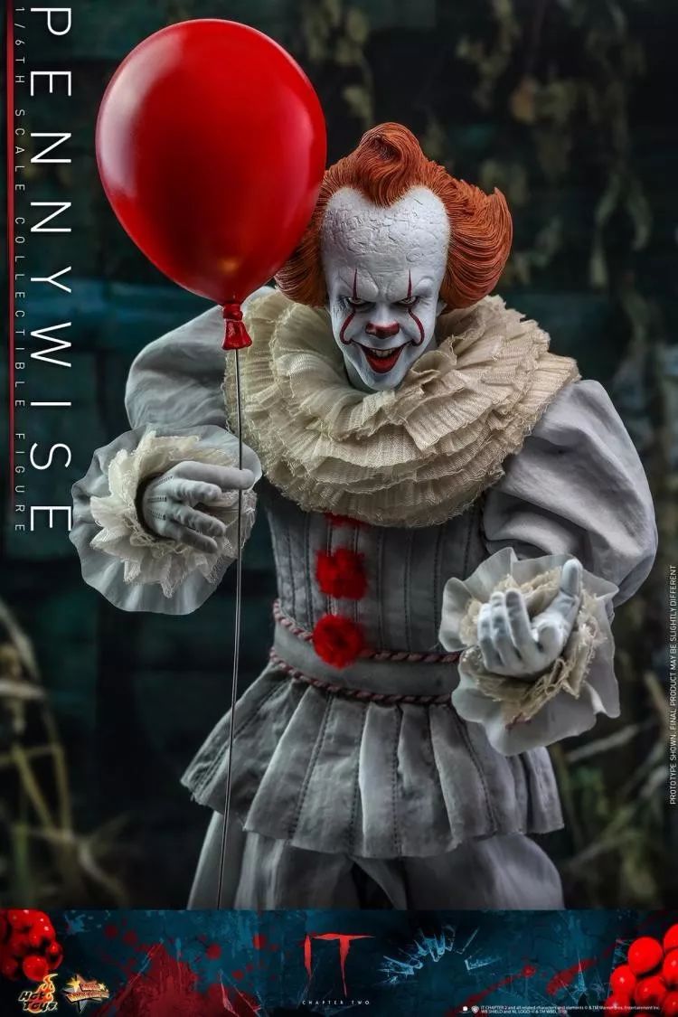 新品预定Hot Toys 新品：1/6 MMS555《小丑回魂2/它/It》- 小丑 