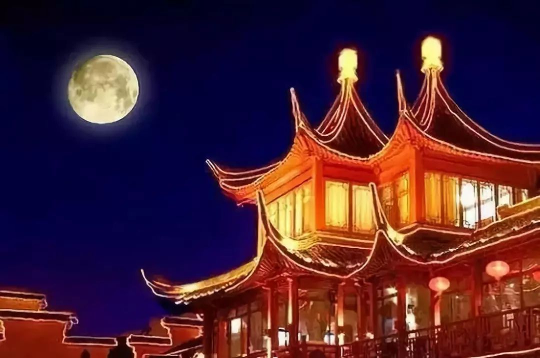 英语美文朗读《明月几时有》,别样意境!美哭了