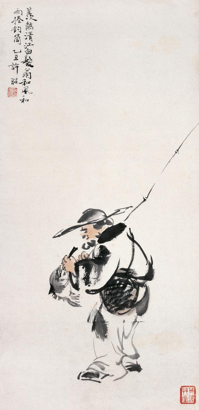 清代名家许昭山水人物画作品欣赏!