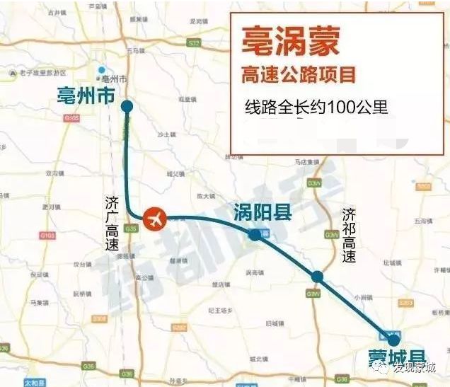 亳州至蒙城高速公路建设规模