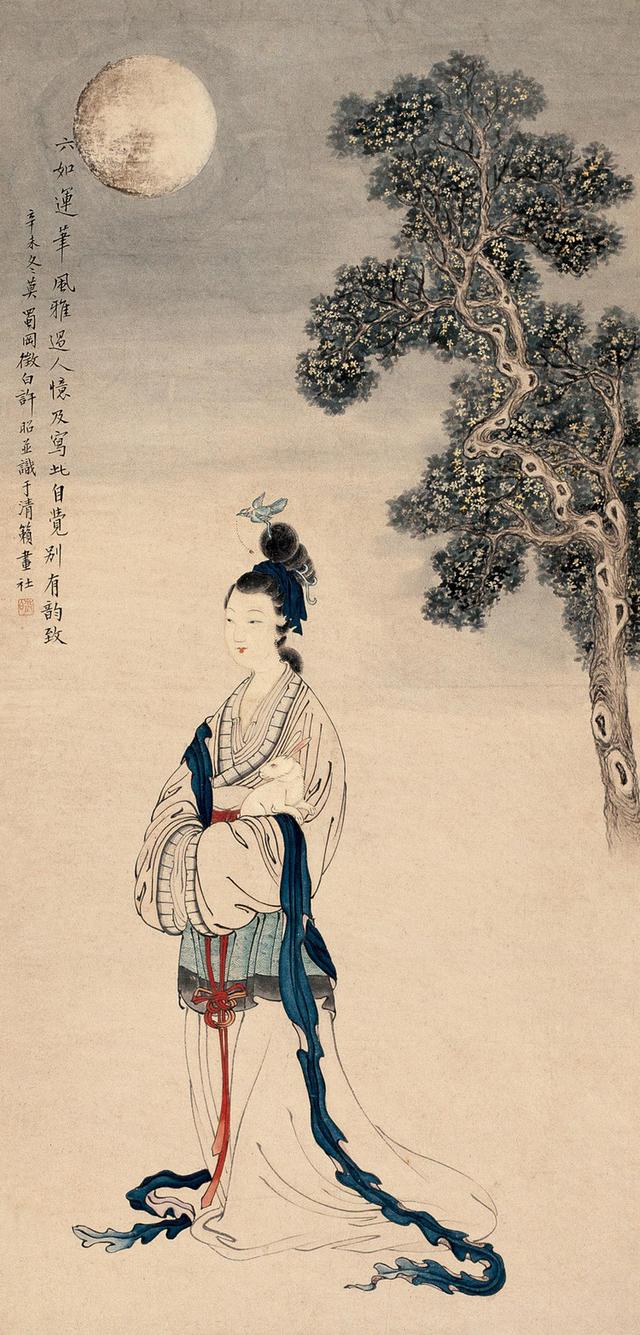 清代名家许昭山水人物画作品欣赏!