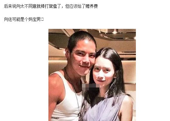 不过如果孩子确实是向家的…而向佐和郭碧婷婚后又因为肾的问题生不出