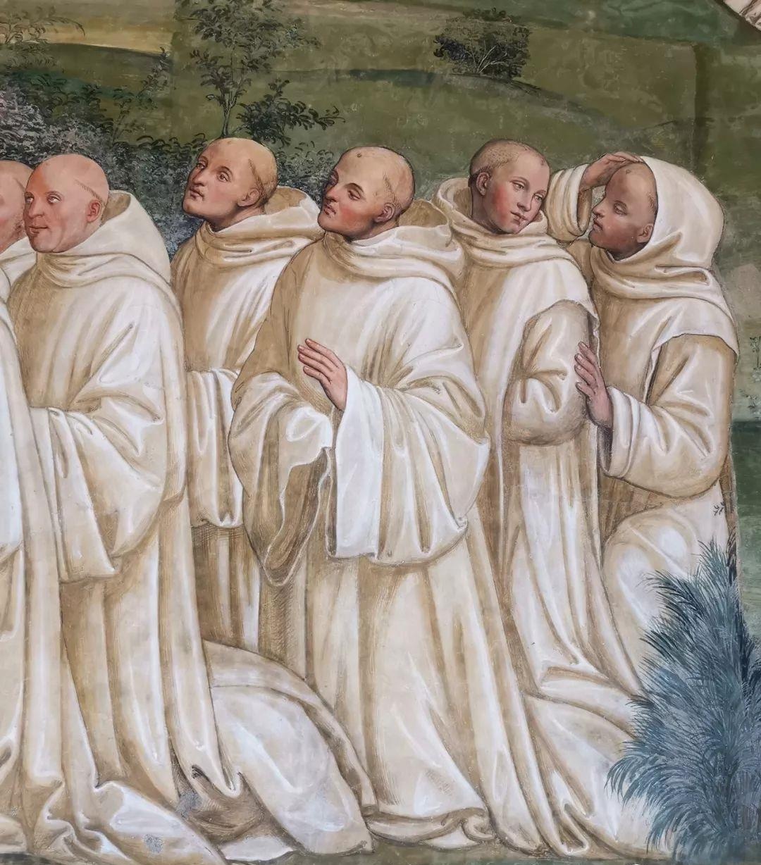 圣本笃的一生【4】(蒙特奥利维托修道院壁画+16世纪手稿插图)