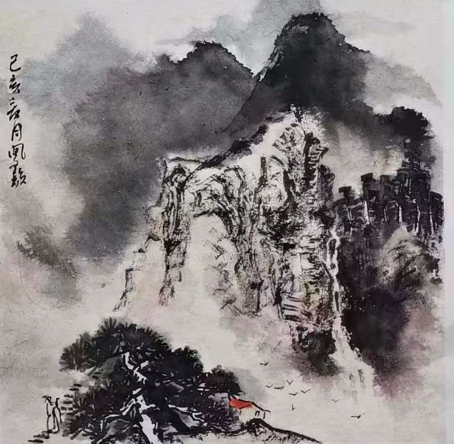 「艺术中国」——倪凤韵绘画作品赏析_山水