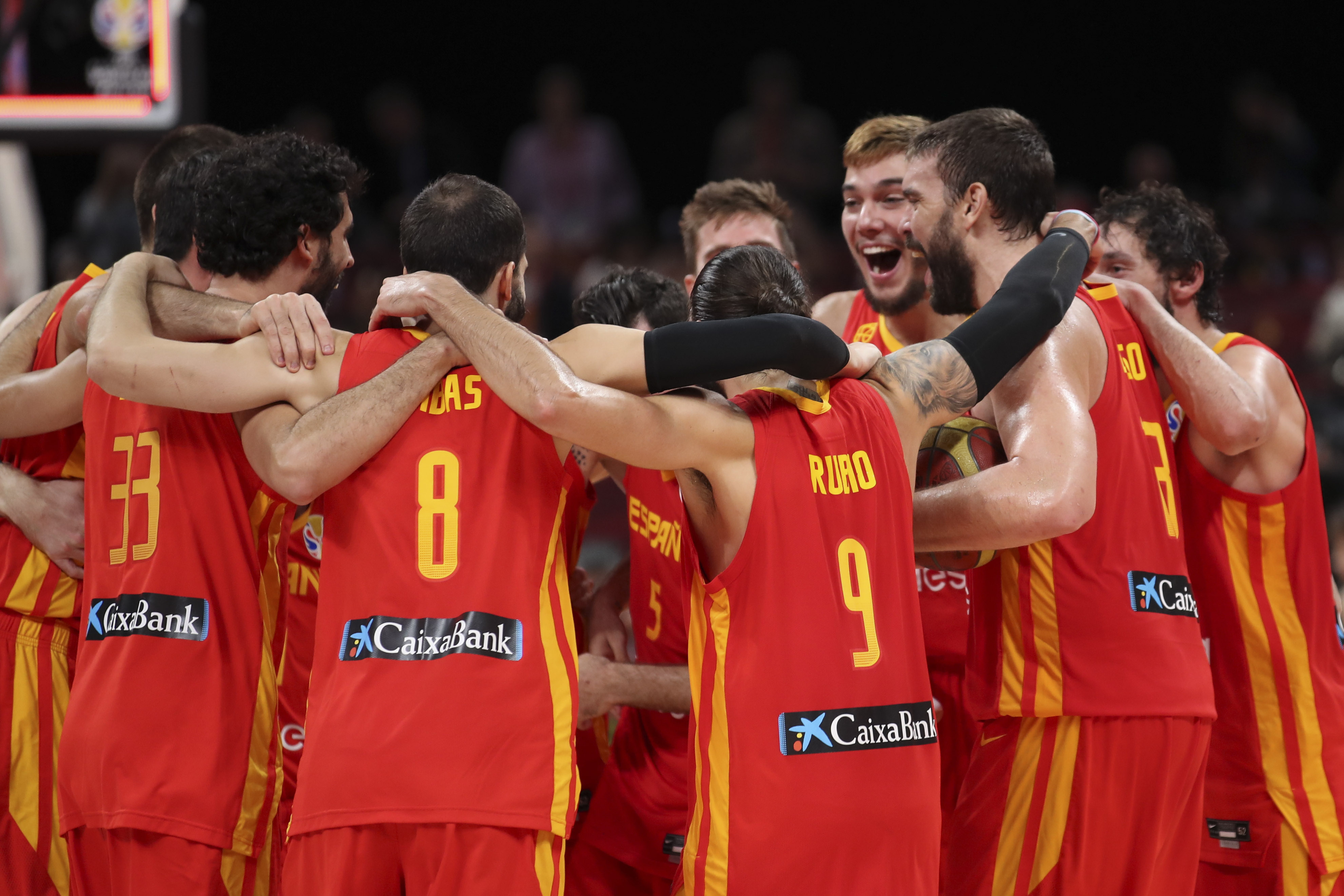 篮球——西班牙队夺冠