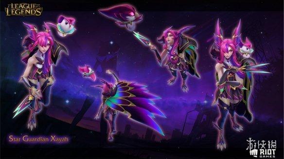 黑化萝莉《lol》星之守护者佐伊,霞新皮肤模型