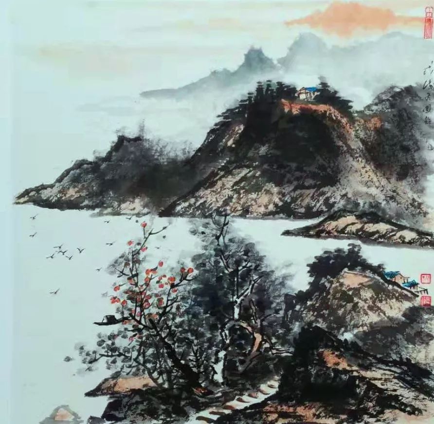 「艺术中国」——倪凤韵绘画作品赏析_山水