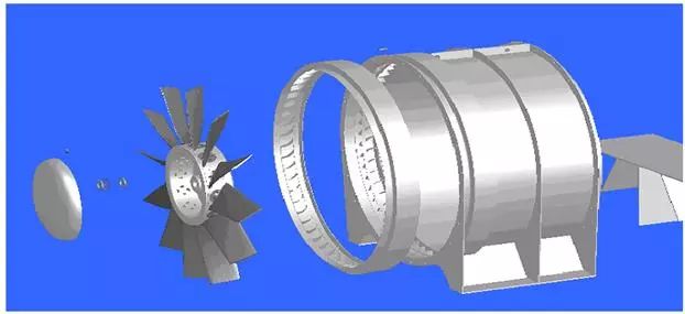轴流风机结构