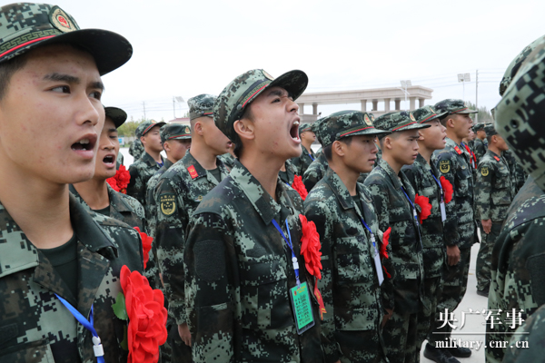 入伍季 | 武警某部交通第三支队迎来今年首批新兵