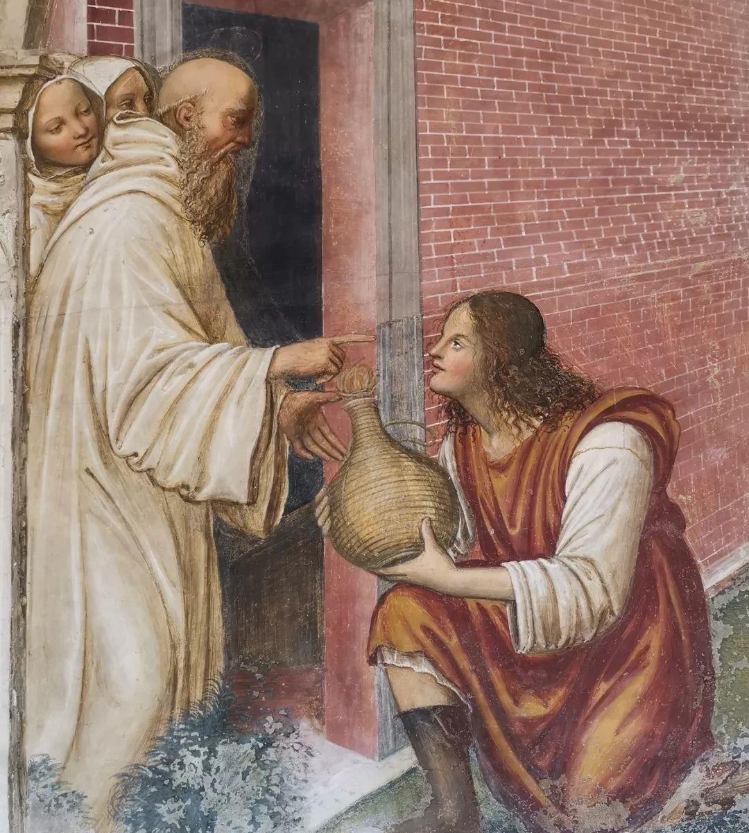 圣本笃的一生【8】(蒙特奥利维托修道院壁画+16世纪手稿插图)