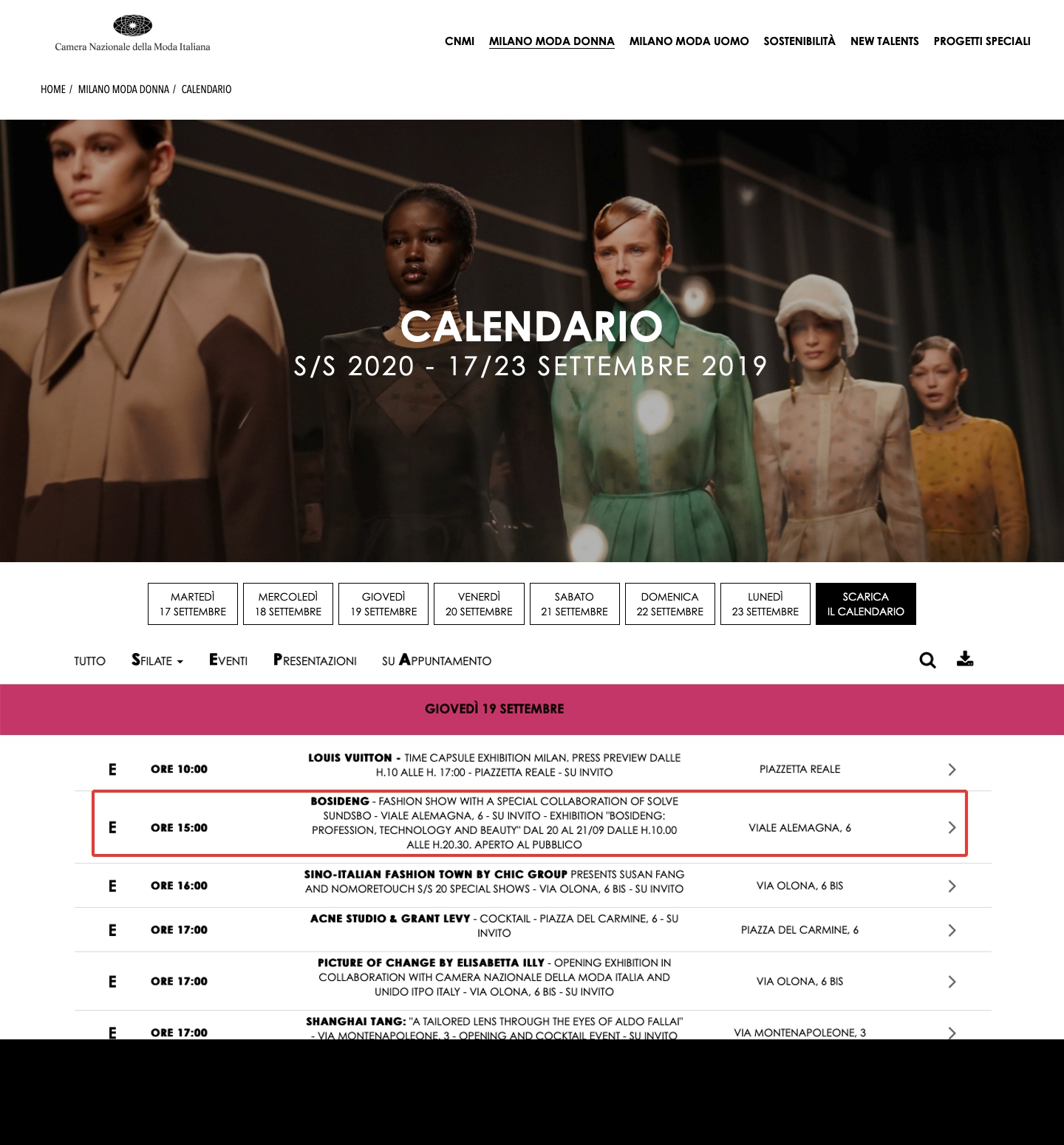 波司登进入官方日程，成为首个登陆米兰时装周的中国羽绒服品牌 