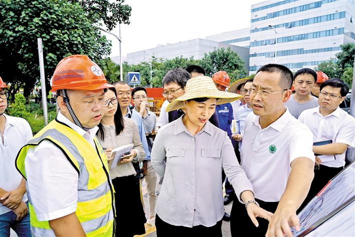 宝安区长郭子平到西乡,航城,福永调研检查水污染治理工作