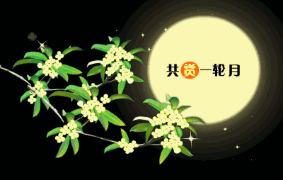 2019年中秋节祝福gif动态图