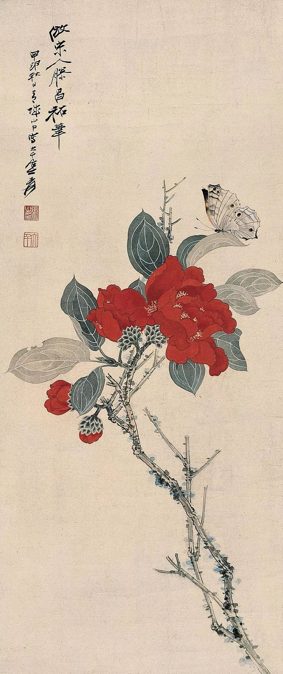 珍藏｜张大千花鸟画（100幅）_手机搜狐网