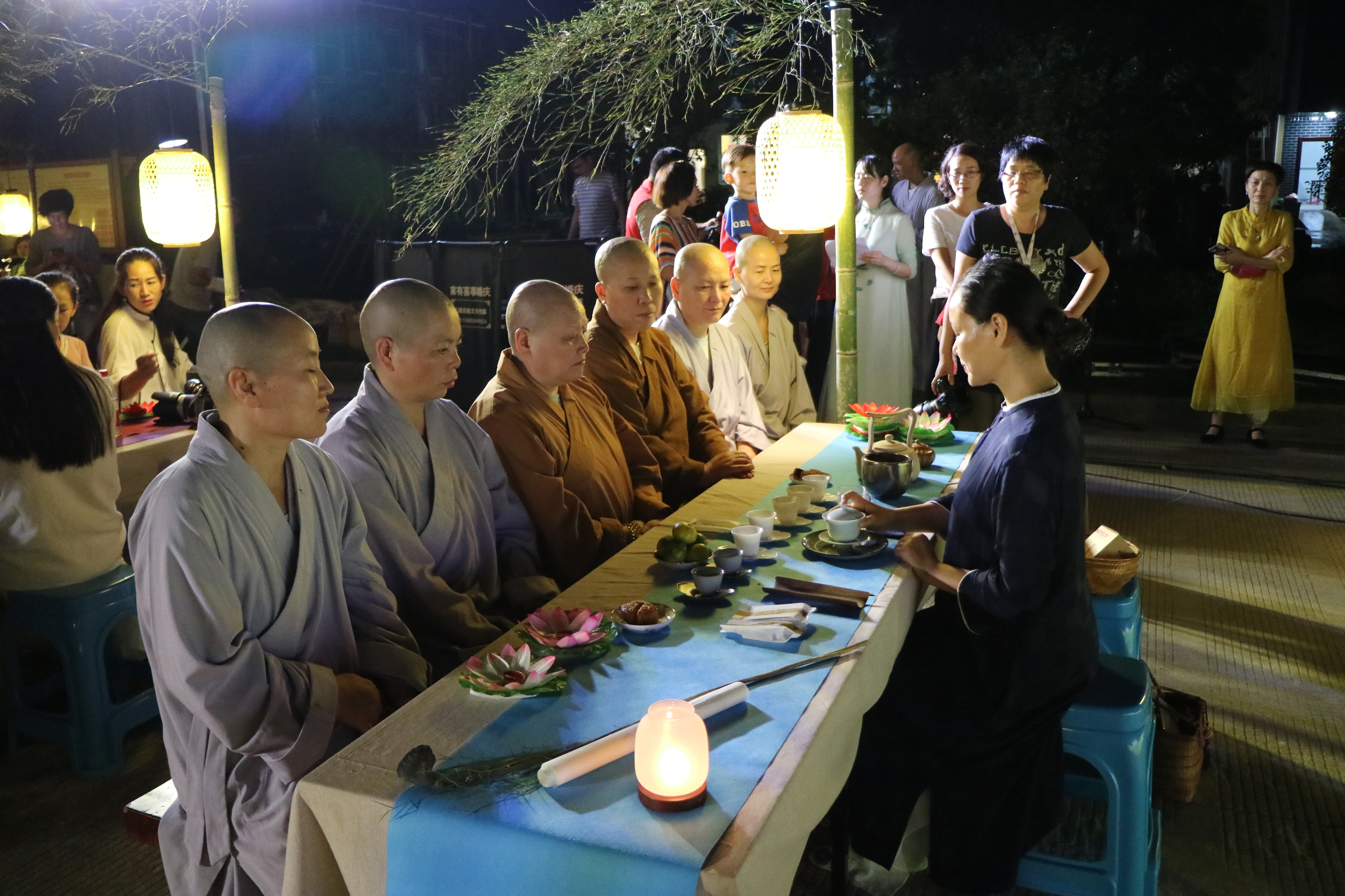 宁波象山海山禅寺中秋节禅茶会(2019.09.13)