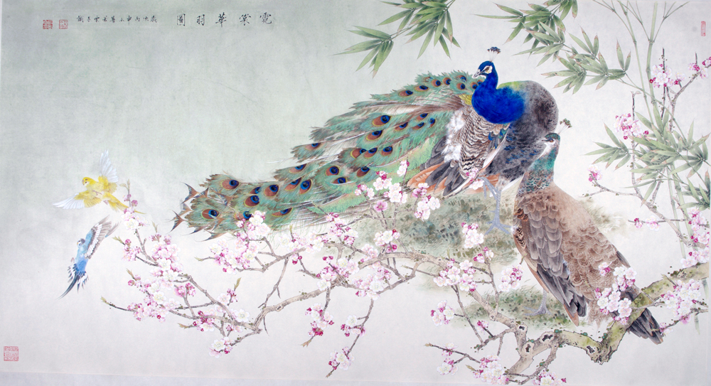 名家风采画家杨若云的工笔画创作