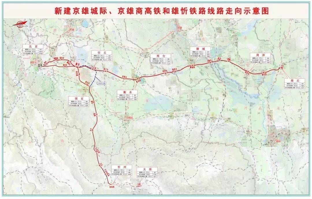 5亿元,负责建设营京雄城际,京雄商高铁,雄忻铁路项目.