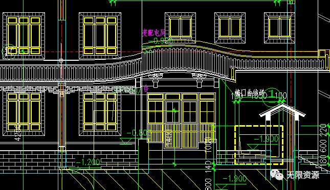 1067中式古建筑施工图cad源文件