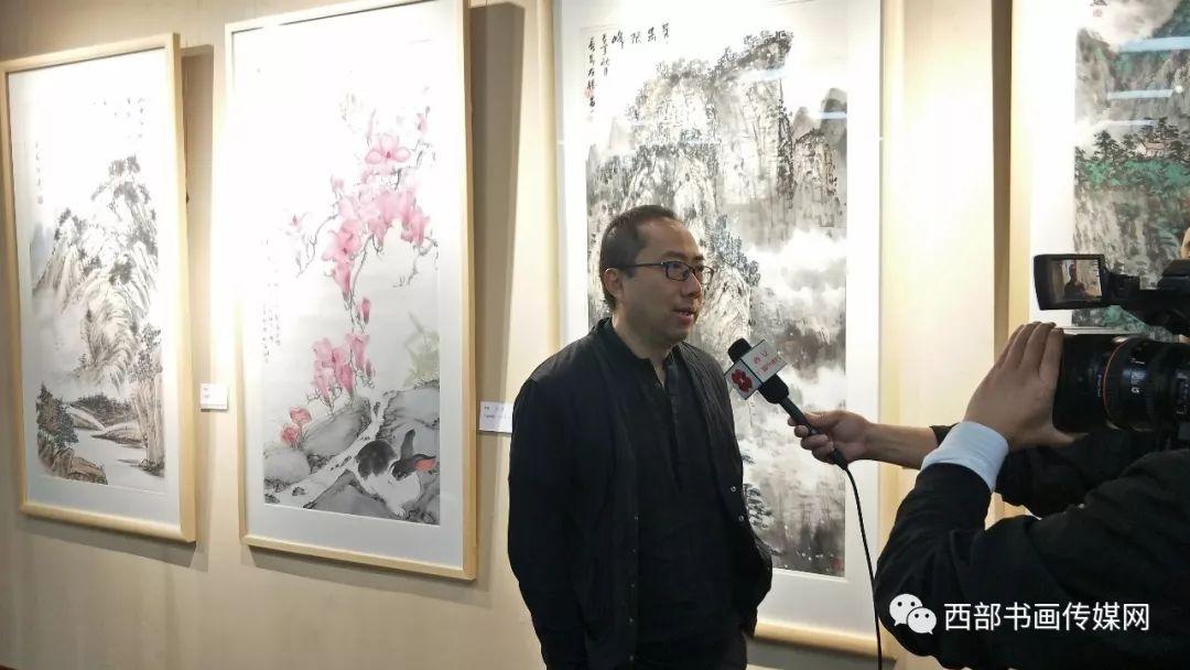 聚首长安百名艺术家献礼共和国七十华诞美术作品在西安中国画院美术馆