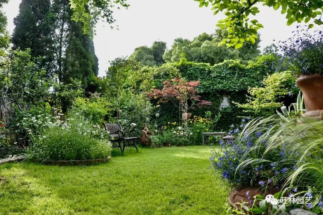 英式庭院 英国式则以花境著名,模仿大自然植物的发展形态种植植物,多