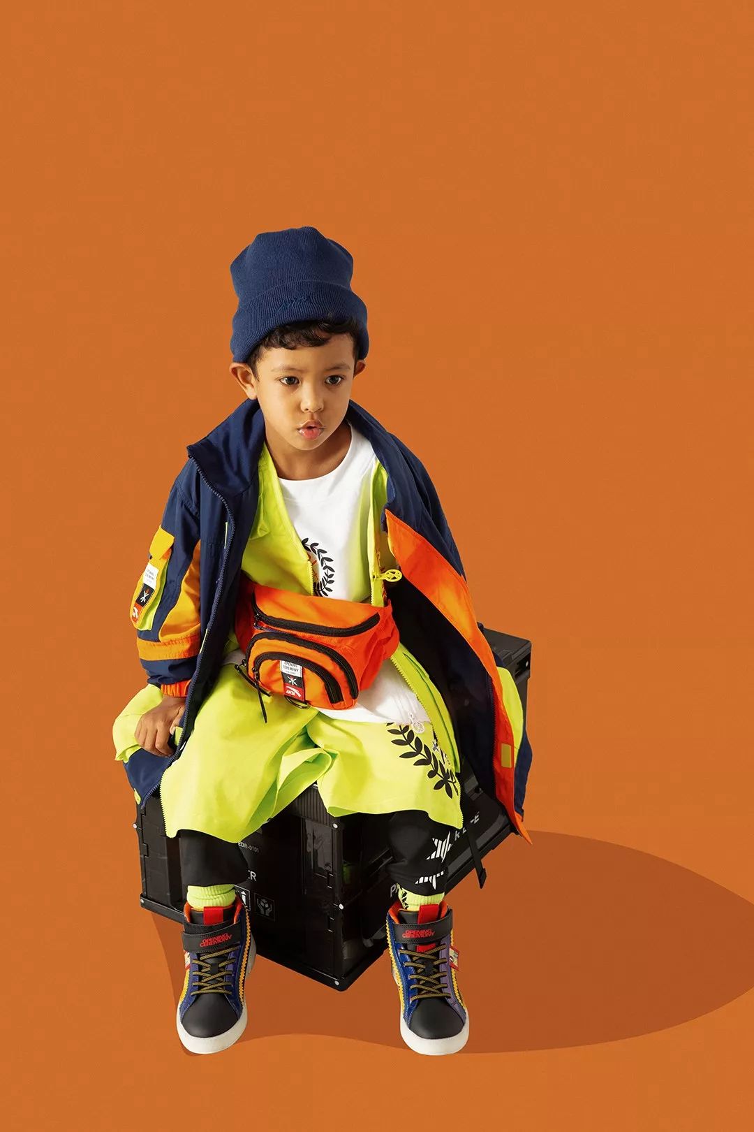 造型示范:anta kids x opening ceremony_leon