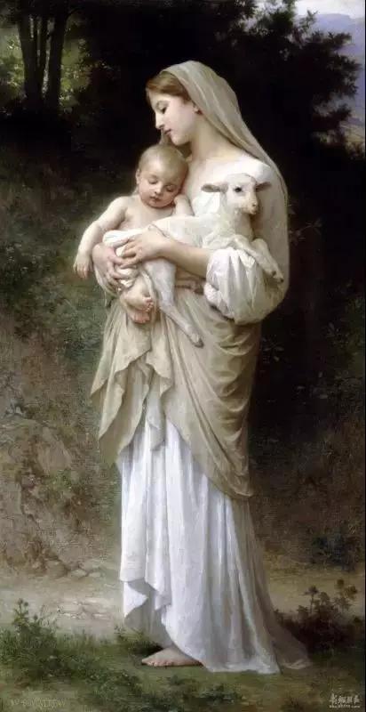 世界名画中的母爱