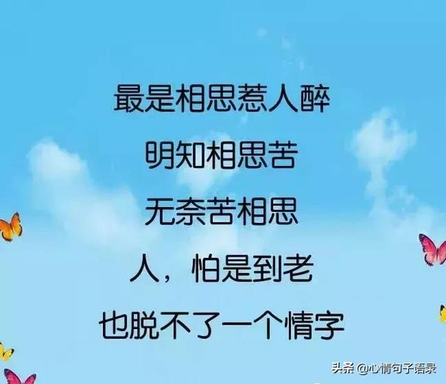 人,怕是到老,也逃脱不了一个情字