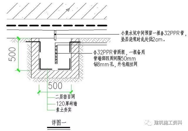 筏板基础集水坑自动排水施工工法