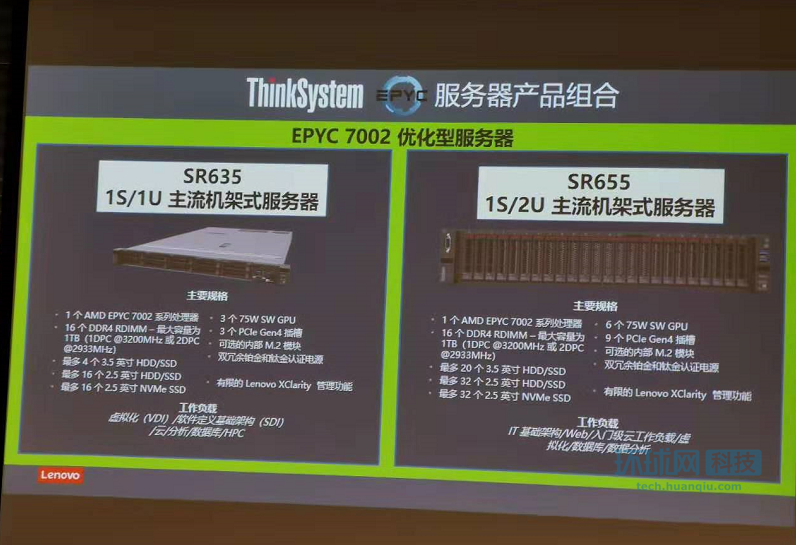 联想发新款AMD服务器搭载全球首个7nm数据中心CPU