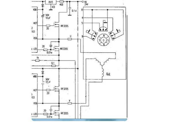 电动车无刷电机原理及控制器驱动电路图
